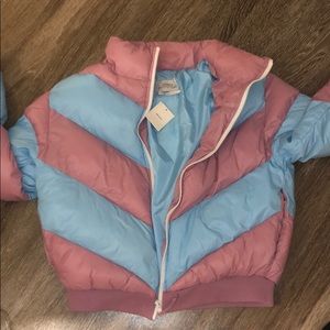 Urban Outfitters cropped puffer jacket